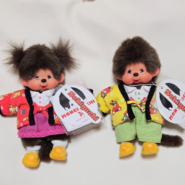 몬치치 고전 쇼와 한텐 세트