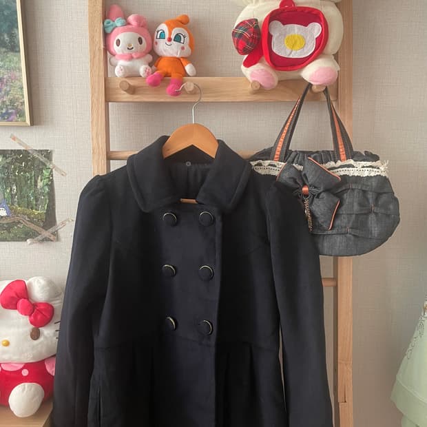 모리걸 빈티지 도쿄모리 네이비 숏코트 💙🖤