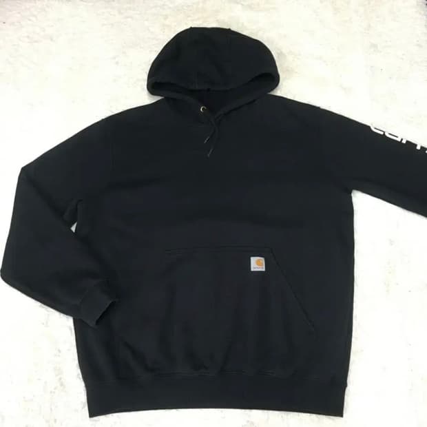 칼하트 로고 후드티