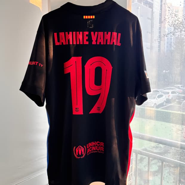 24-25 fc바르셀로나 어웨이 챔스 풀마킹 라민 야말