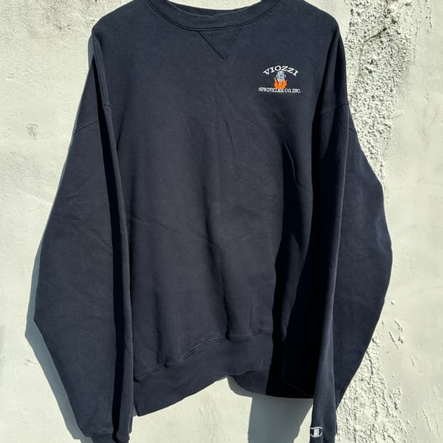 [3XL] 00s 챔피온 네이비 맨투맨 스웻셔츠