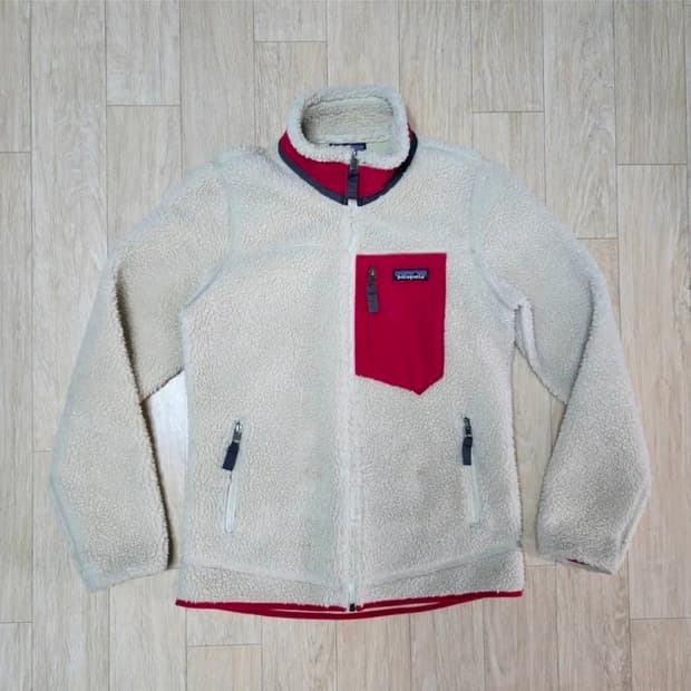 XS) 파타고니아 레트로 파일 플리스 자켓 아이보리