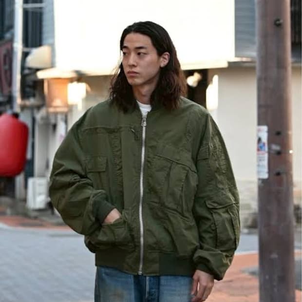 준야와타나베 x needles 25aw 리버시블 ma-1