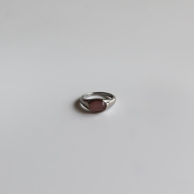 pink stone ring
