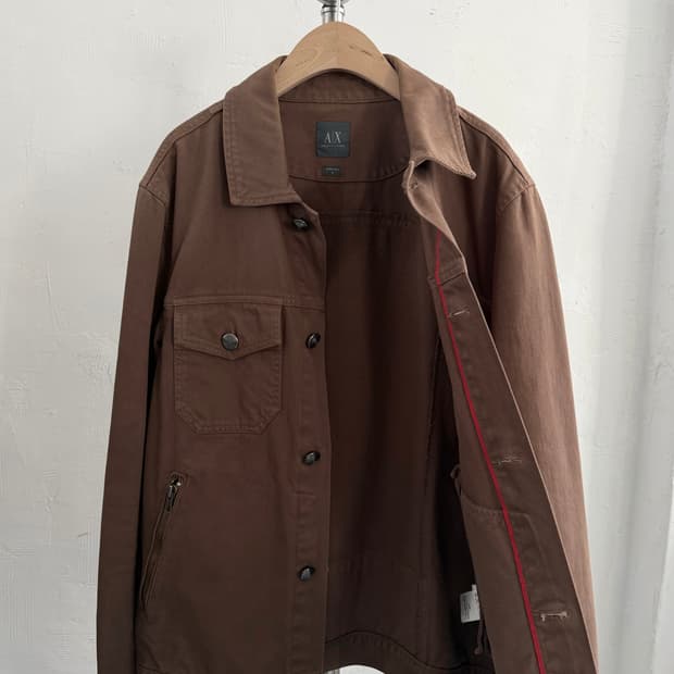 AX Armani Exchange 아르마니 브라운컬러 자켓