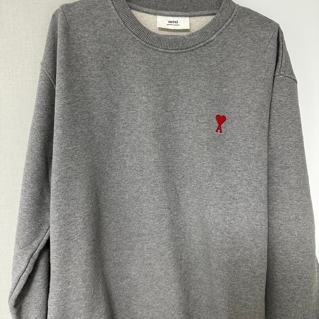 아미 맨투맨 회색 xl(105)