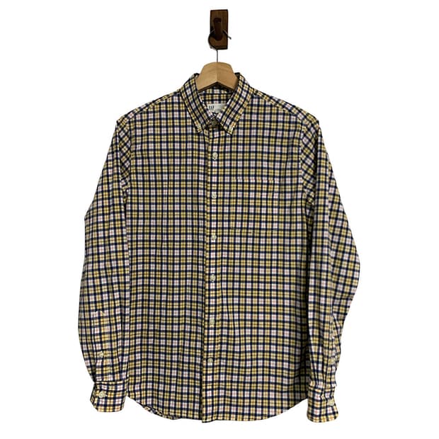 00s 갭 체크 셔츠 XS