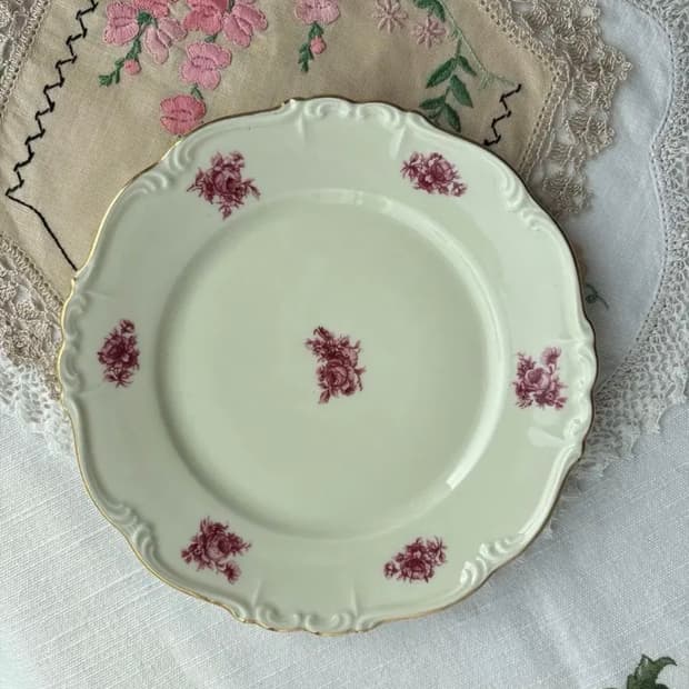 독일 올드 앤틱 에델슈타인 마리아테레지아 디저트접시