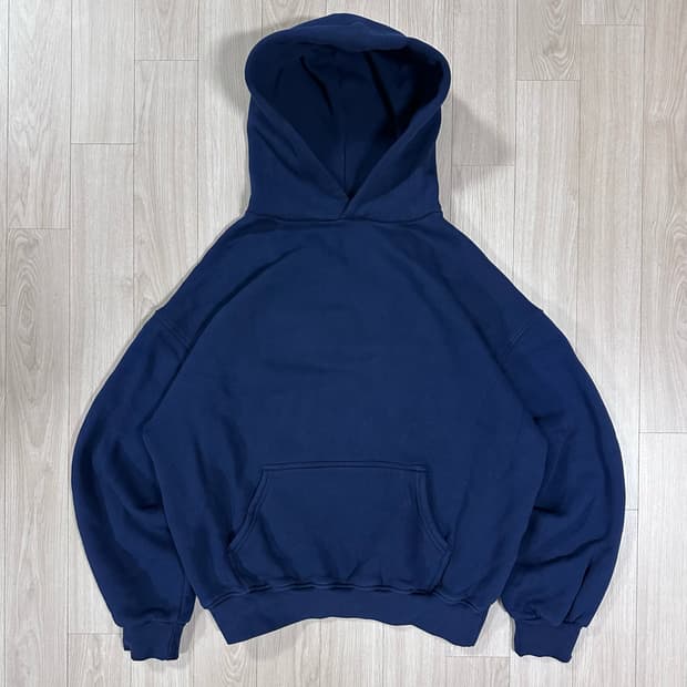 Velour Garments 450GSM 후드티 네이비 L