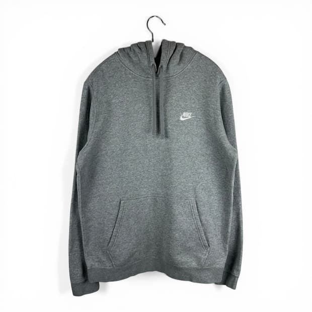 M) 나이키 퓨추라 기모 후드 티 그레이