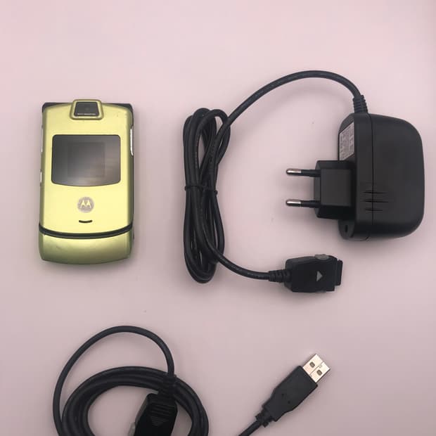 Motorola V3 green (국내판) 모토로라 폴더폰