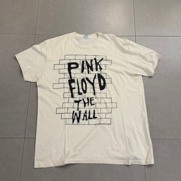 빈티지 Pink floyd the wall 티셔츠 사이즈 XL