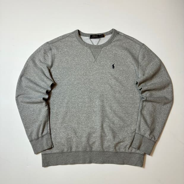 폴로 랄프로렌 로고 큐알 크루넥 맨투맨 PN8372