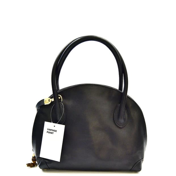 구찌 뱀부 지퍼 레더 투웨이백 (정품)