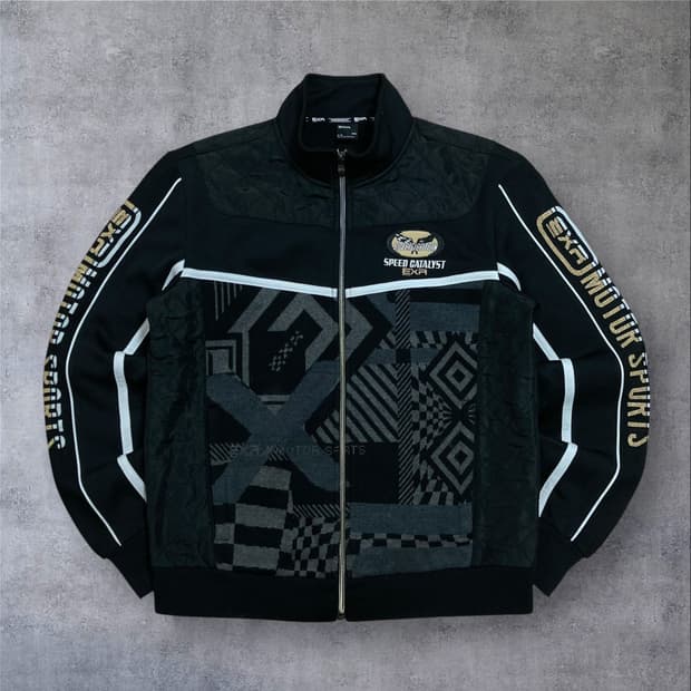 EXR y2k 빈티지 레이싱 트랙탑 자켓