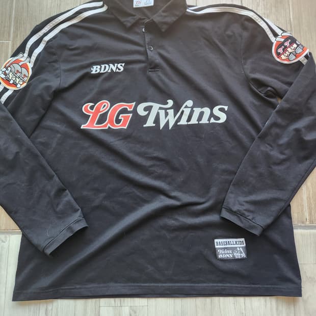 빠더너스 x LG 트윈스 롱슬리브 저지 블랙 L