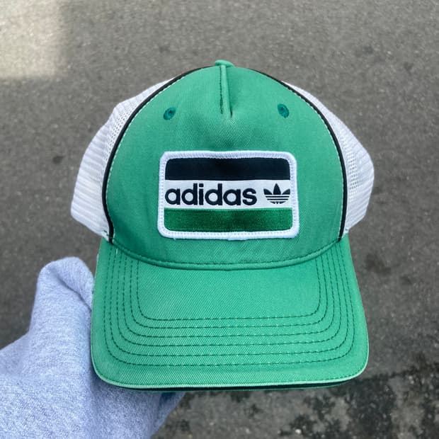 1990s Vintage Adidas Trucker Cap