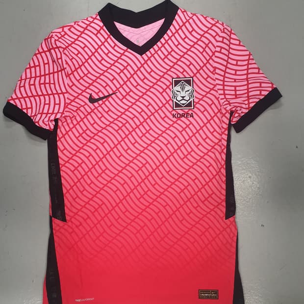 나이키 대한민국 축구 유니폼 핑크 S