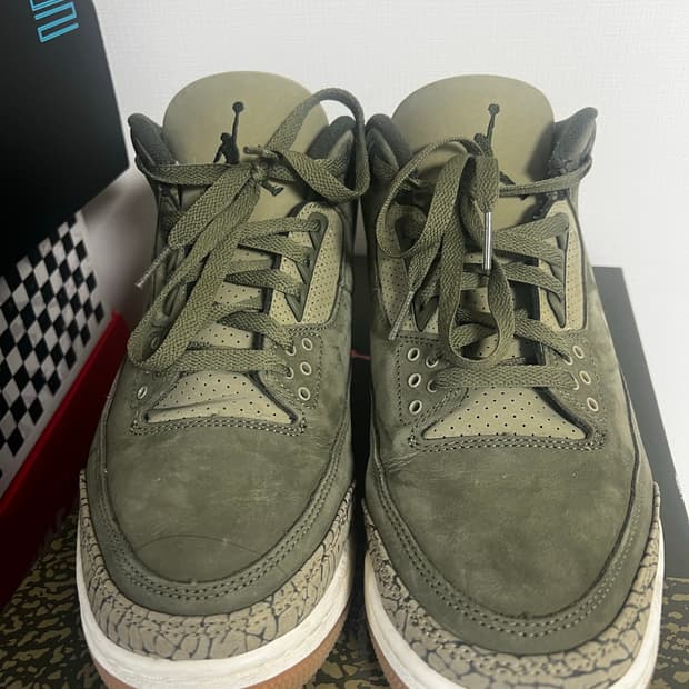 나이키 에어 조던 3 레트로 올리브 