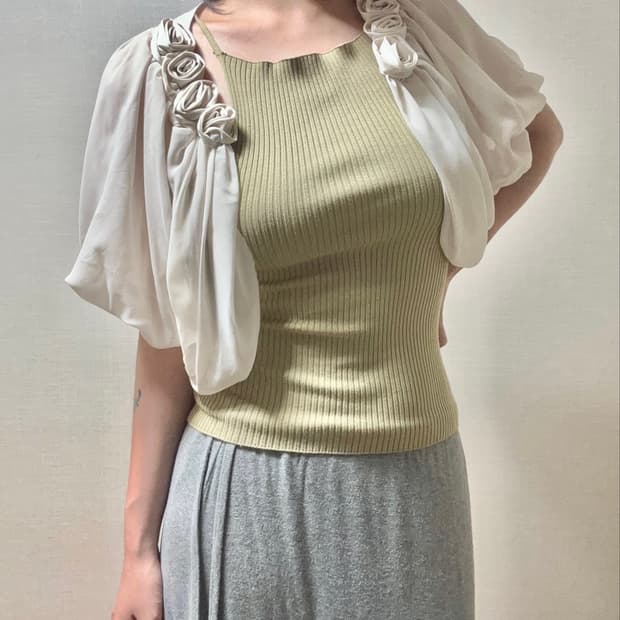 Vintage Rosette Bolero