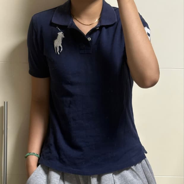 폴로 랄프로렌 빅포니 네이비 카라티