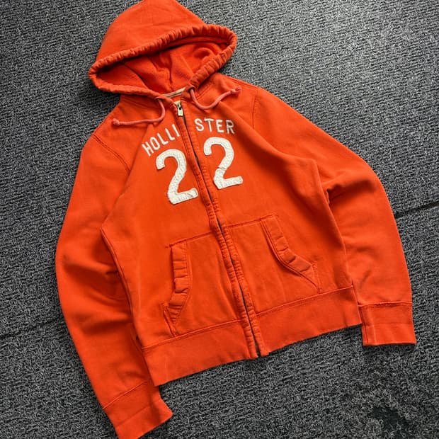 00s 홀리스터 y2k 빈티지 빅로고 후디 집업 2910