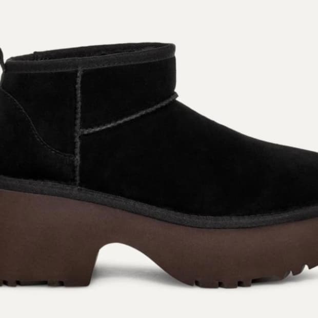 어그 청키 힐 부츠