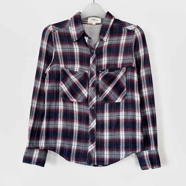 이자벨마랑 에뚜왈 체크 셔츠