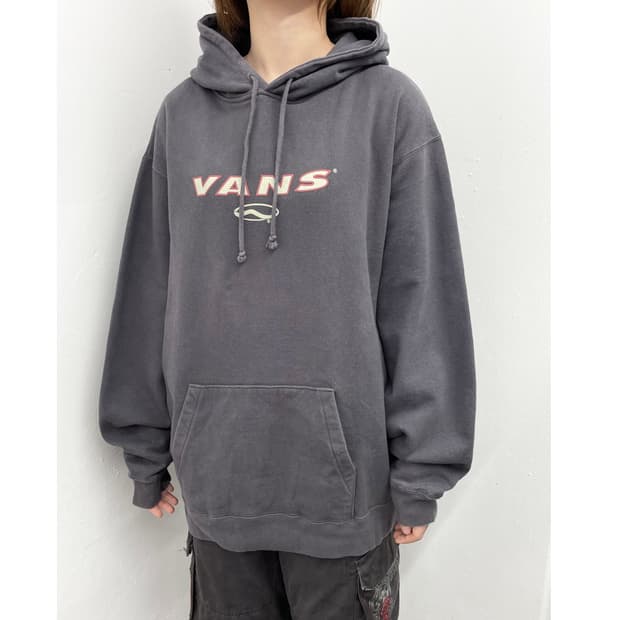 90s 클래식 반스 로고 풀오버 후드티