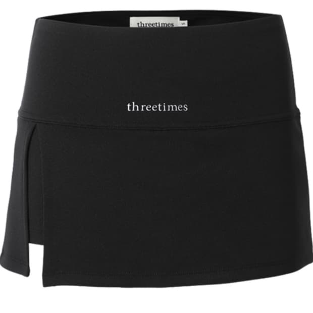 쓰리타임즈 슬릿 스커트 (s)