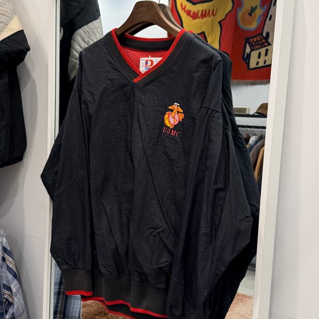 90s Dodger 빈티지 USMC 미해병대 웜업 (made USA)