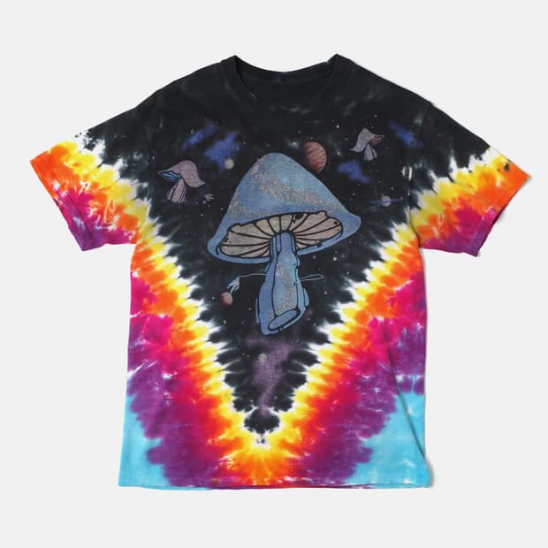 2000's Mushroom 타이다이 T-shirt