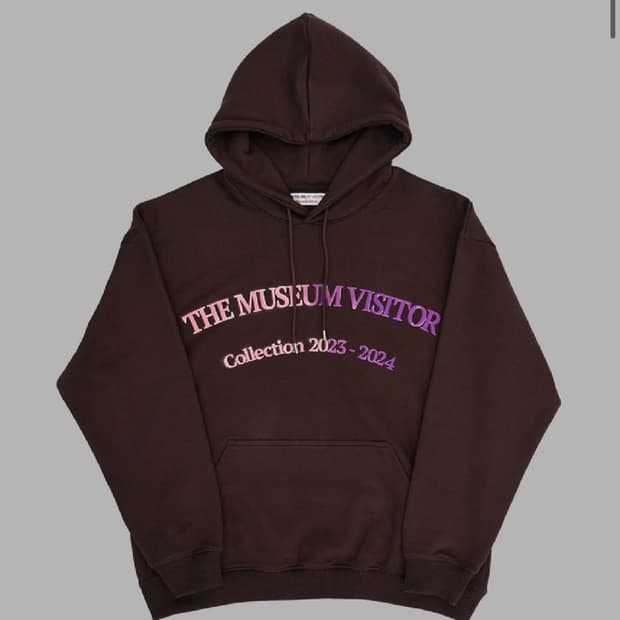 더뮤지엄비지터 스프레이 후드티