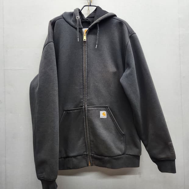 칼하트 로고 오버핏 후드집업 2XL