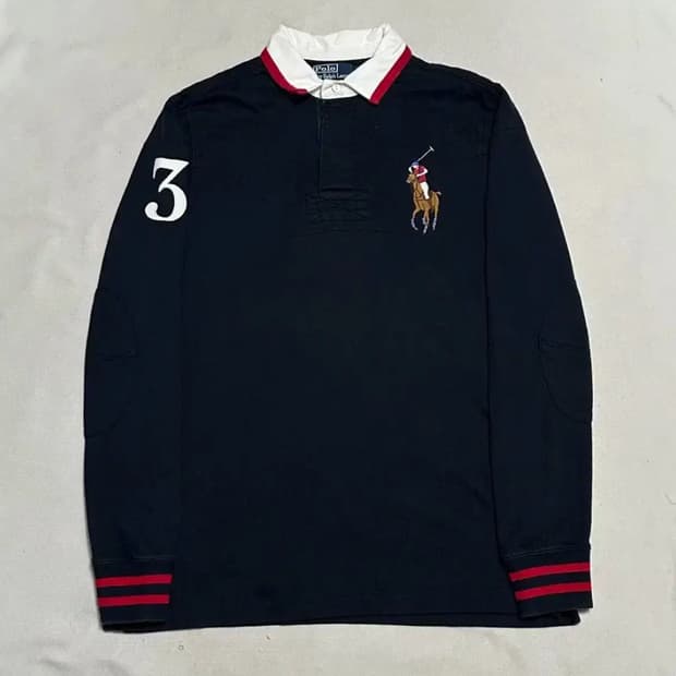 no.10 폴로 랄프로렌 럭비 패치 셔츠 L