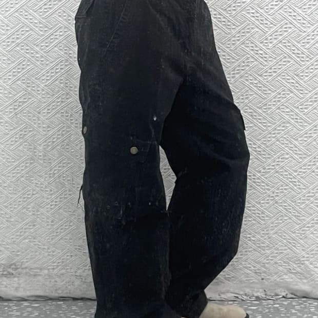 빈티지 올드스쿨 빈티지 데님 카고팬츠 34인치 C07548