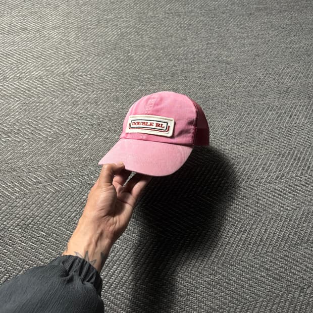 폴로 RRL 더블알엘 패치 트윌 페이디드 트러커캡