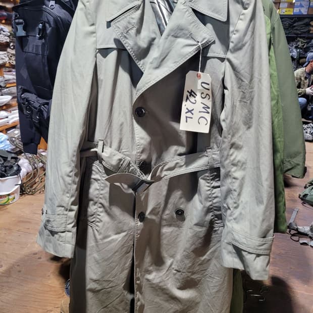 미 해병 트렌치 코트