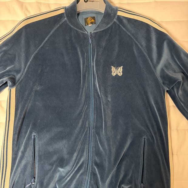 니들스 트랙자켓 벨루어 마린블루 L