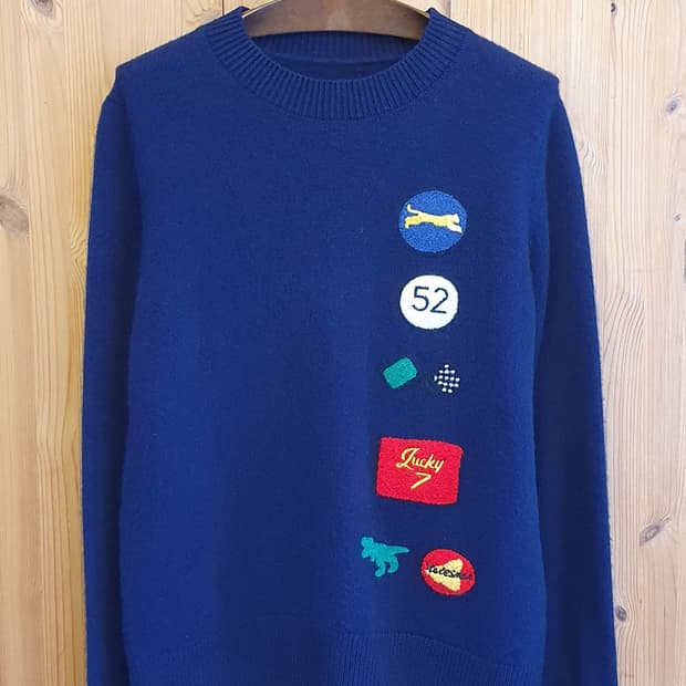 66.Cashmere 패치 니트