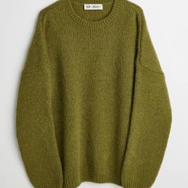 [50] 아워레가시 팝오버 라운드넥 스웨터