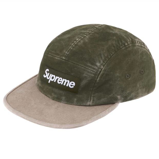 슈프림 25fw 투톤 몰스킨 캠프캡