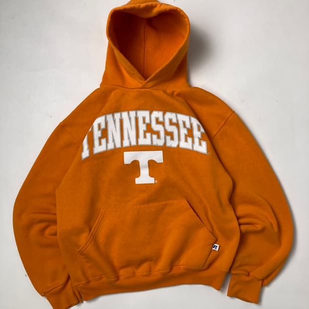 90s Russell Hoodie (burnt orange)