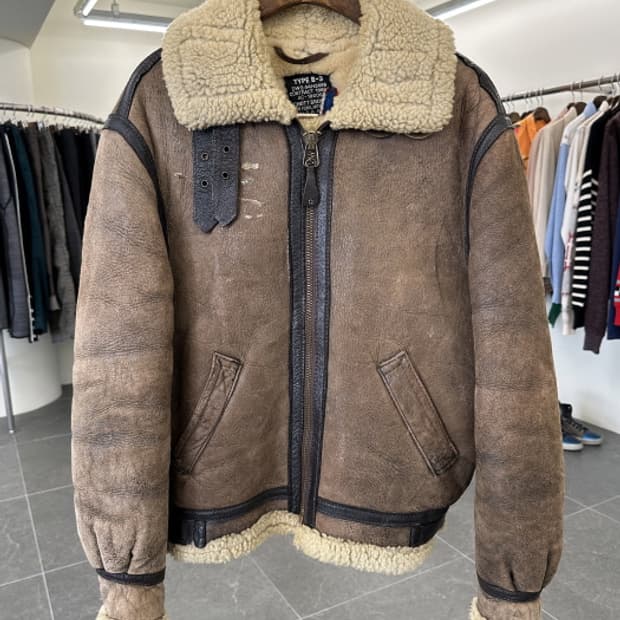 80'S SCHOTT_ made in U.S.A (L~XL)