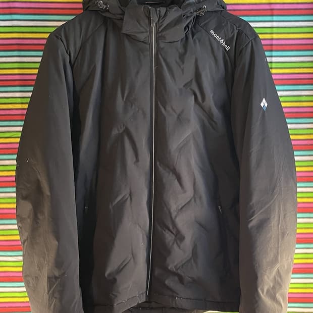 10s 몽벨 폴리에스터 인슐레이티드 재킷 블랙