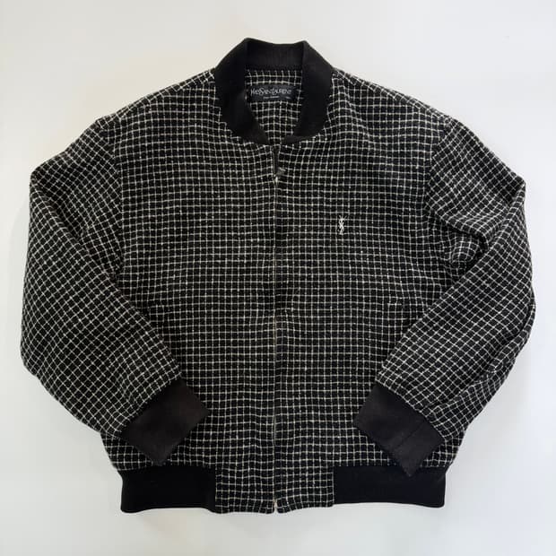 생로랑 블루종 자켓