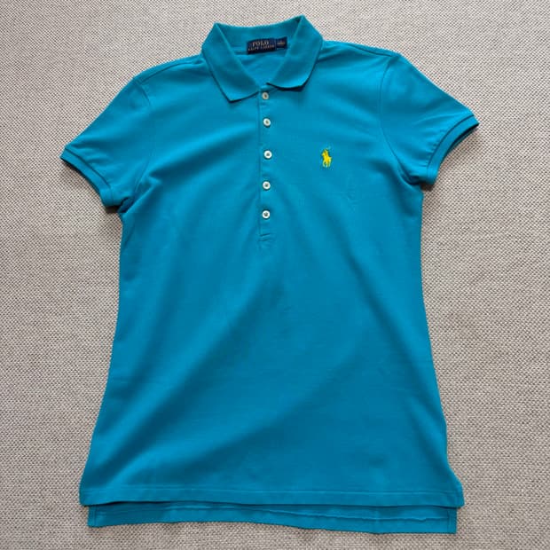 폴로 랄프로렌 슬림핏 반팔 카라티