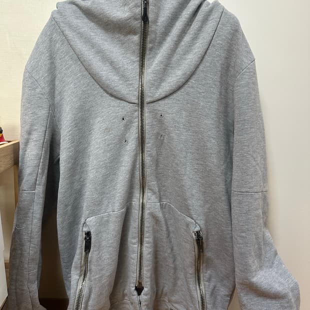 디젤 회색 후드집업 M