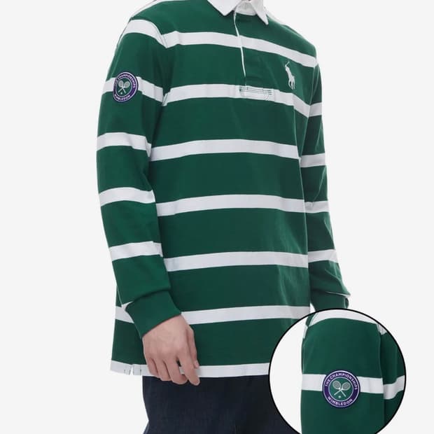 폴로 랄프로렌 윔블던 럭비티 / XL