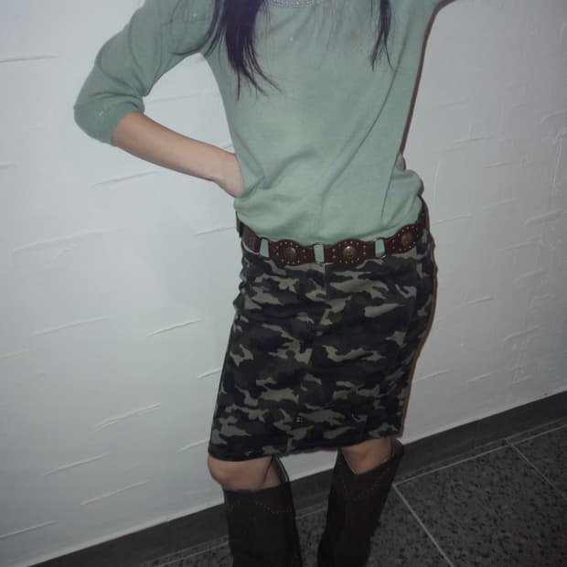deep mint knit